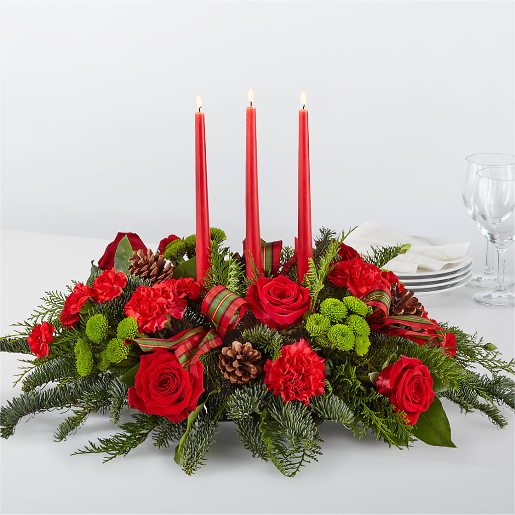 By the Candlelight Centerpiece – The Pink Petal, Pierre SD