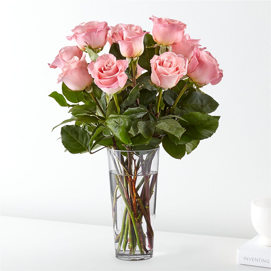 Long Stem Pink Rose Bouquet – The Pink Petal, Pierre SD