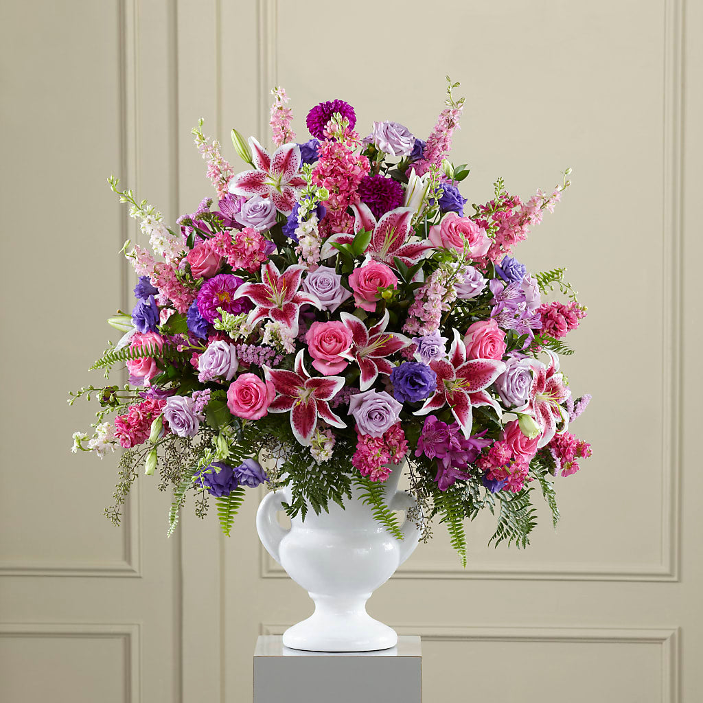 Peaceful Tribute Arrangement – The Pink Petal, Pierre SD