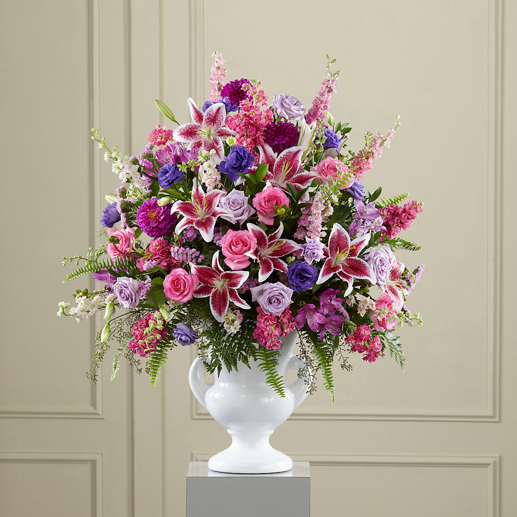 Peaceful Tribute Arrangement – The Pink Petal, Pierre SD