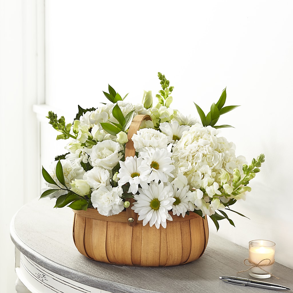 Pure Ivory Basket – The Pink Petal, Pierre SD