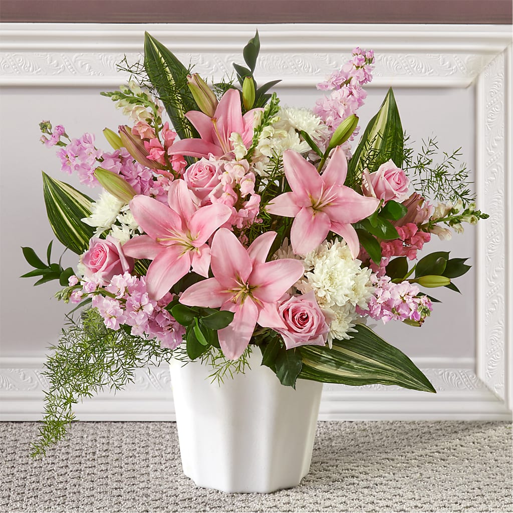 Simply Serene Floor Basket – The Pink Petal, Pierre SD