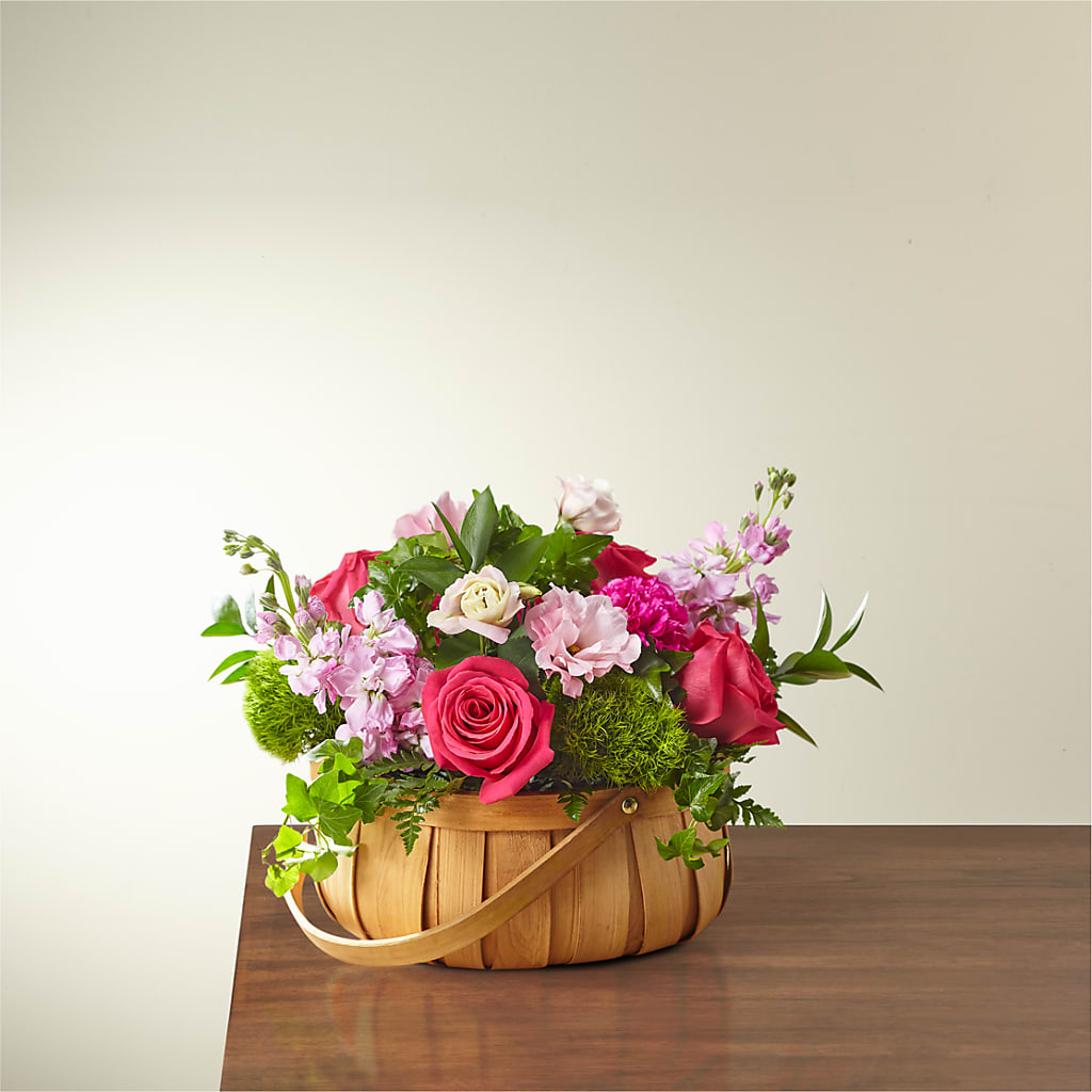 Radiance in Bloom Basket – The Pink Petal, Pierre SD