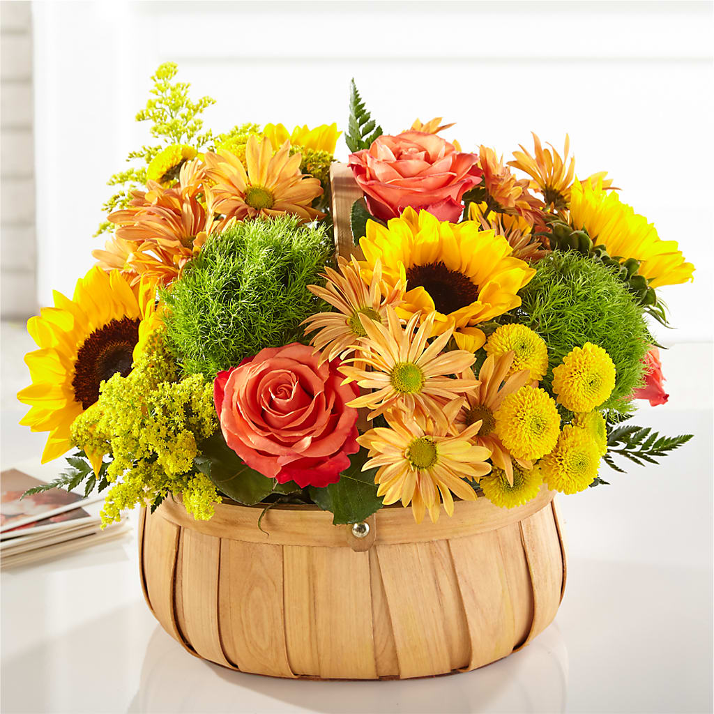 Harvest Sunflower Basket – The Pink Petal, Pierre SD
