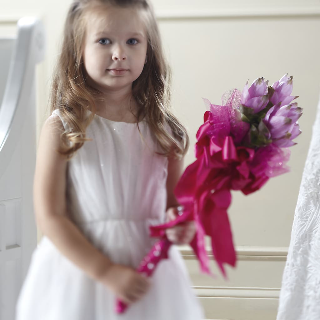 Sparkle Pink Flower Girl Bouquet – The Pink Petal, Pierre SD