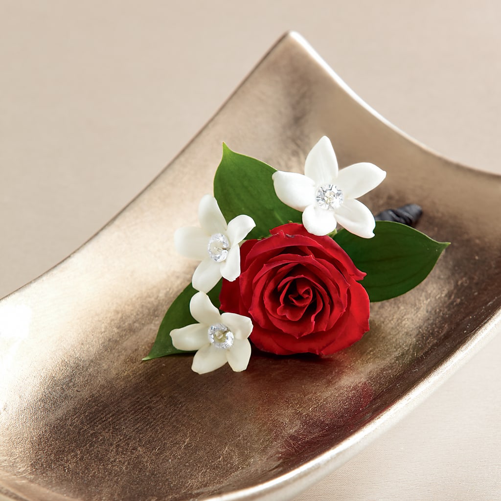 Poetry Boutonniere – The Pink Petal, Pierre SD