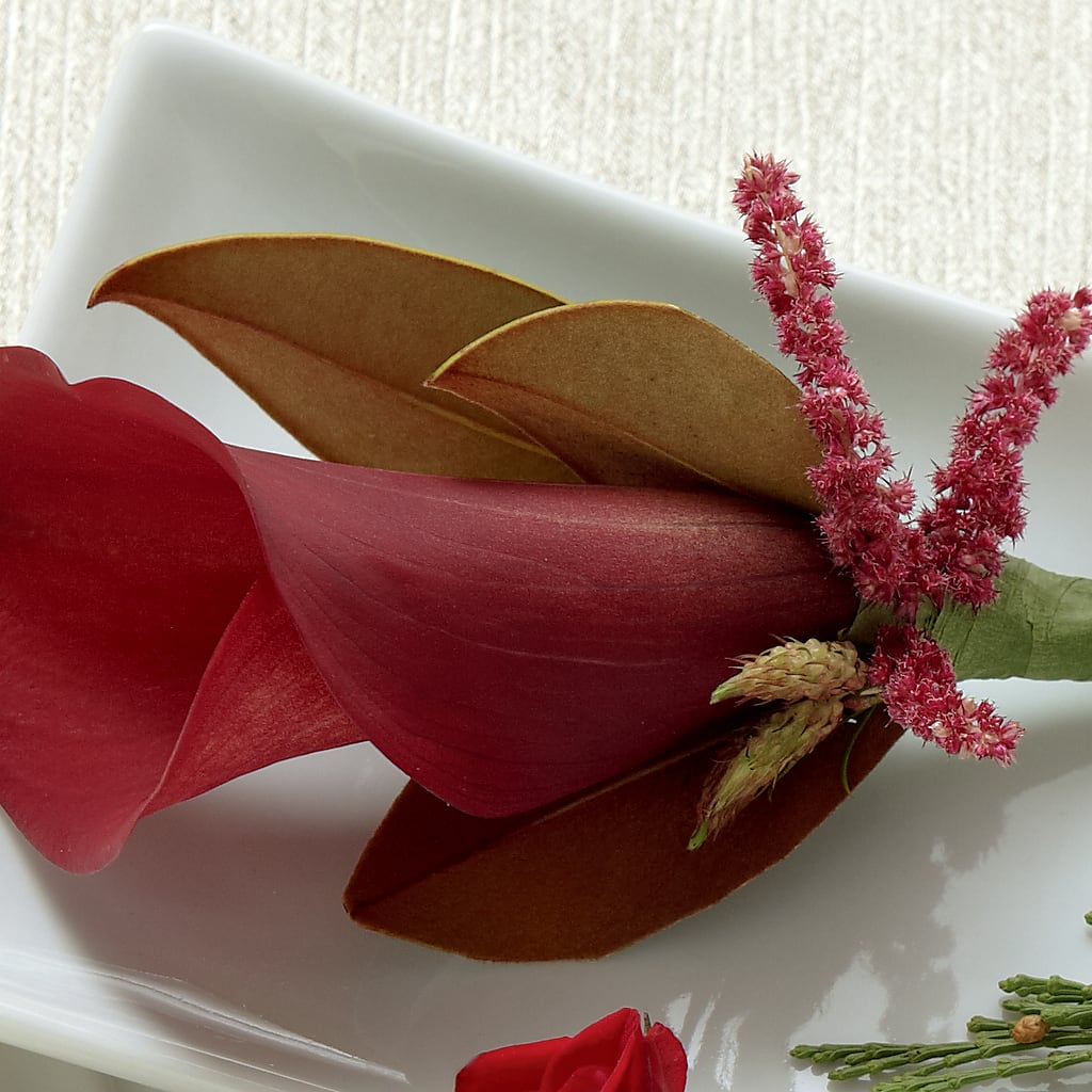 Red Calla Boutonniere – The Pink Petal, Pierre SD