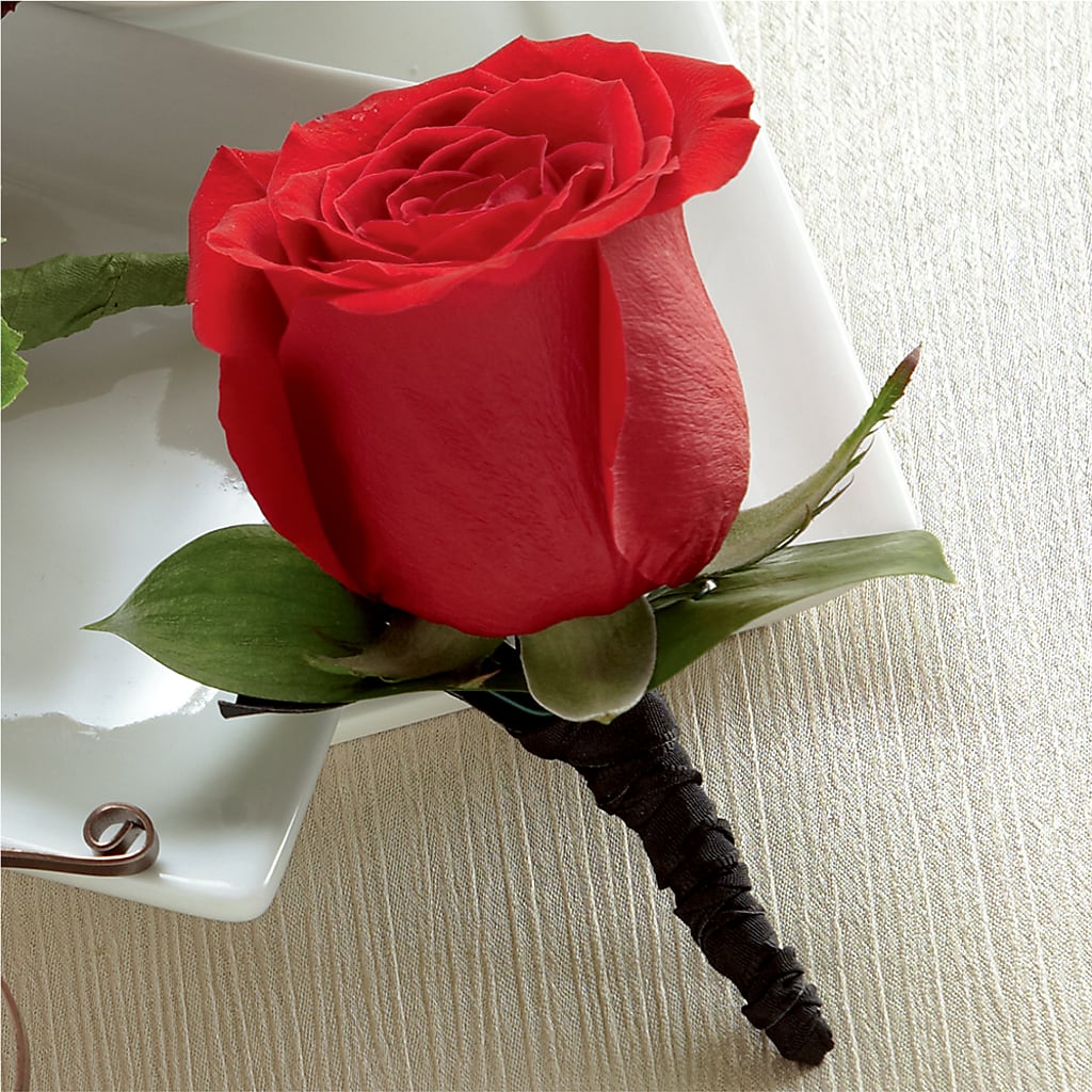 Red Rose Boutonniere – The Pink Petal, Pierre SD