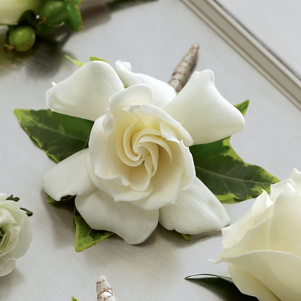Gardenia Boutonniere – The Pink Petal, Pierre SD