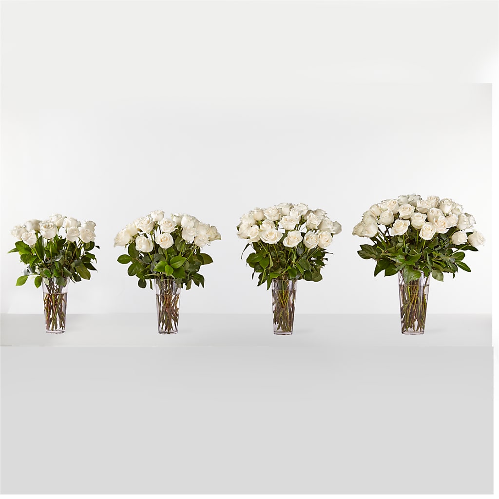 Long Stem White Rose Bouquet –  The Pink Petal, Pierre SD