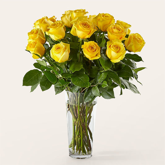 Long Stem Yellow Rose Bouquet –  The Pink Petal, Pierre SD