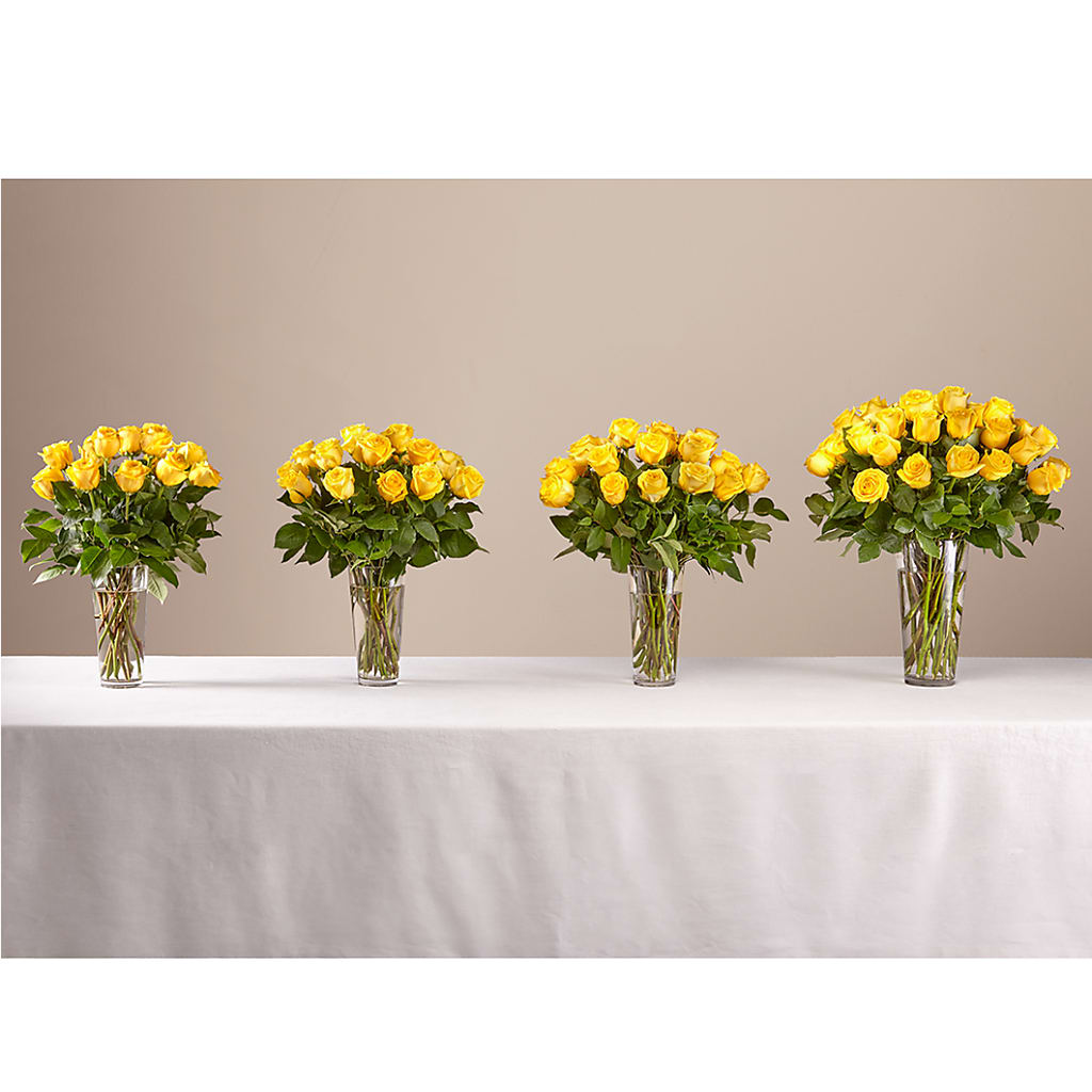 Long Stem Yellow Rose Bouquet –  The Pink Petal, Pierre SD