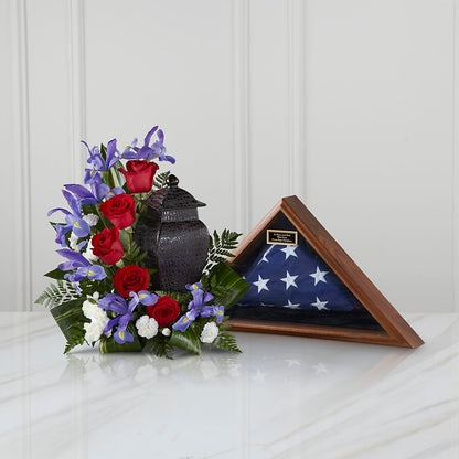 Patriotic Tribute Arrangement –  The Pink Petal, Pierre SD