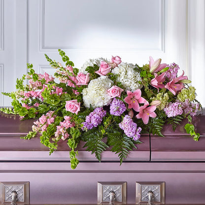Life's Gratitude Casket Spray –  The Pink Petal, Pierre SD