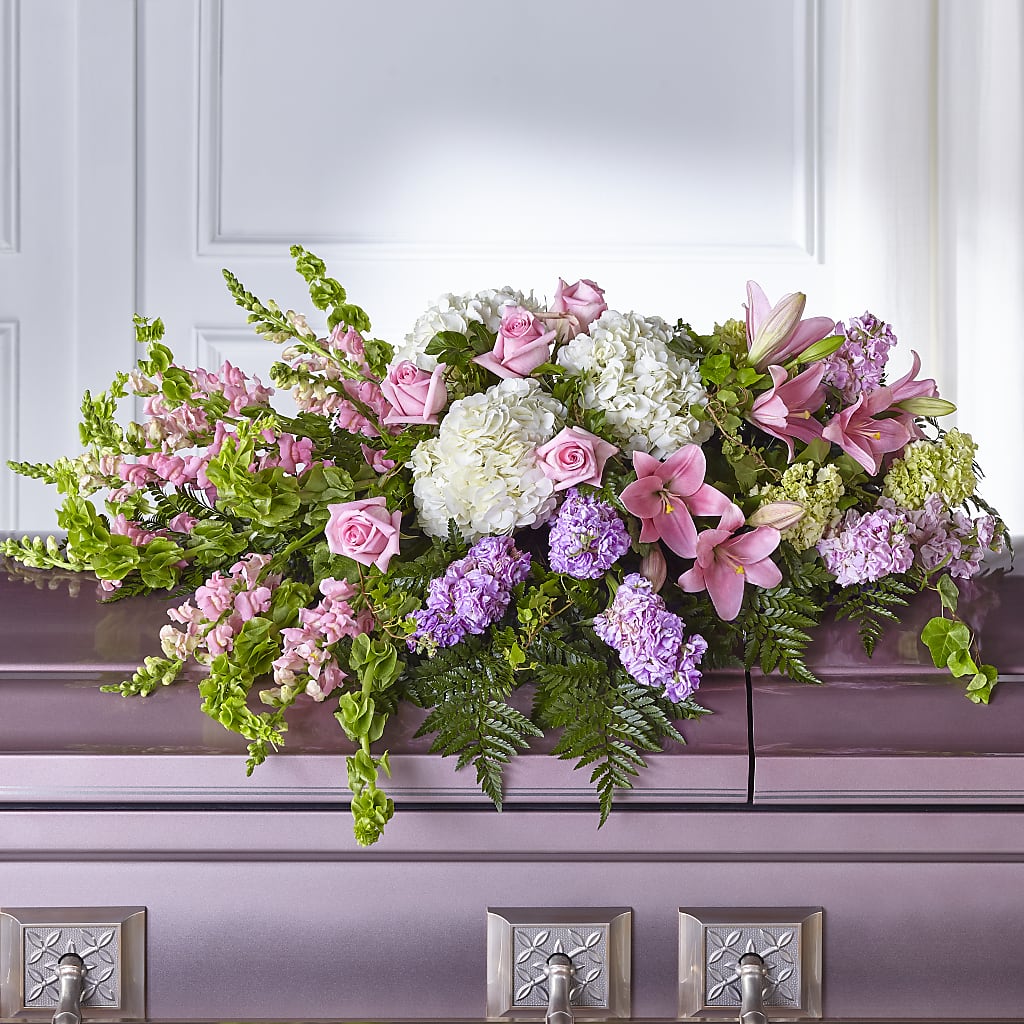 Life's Gratitude Casket Spray –  The Pink Petal, Pierre SD