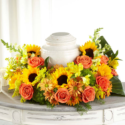 Faithful Sunflower Cremation Adornment –  The Pink Petal, Pierre SD