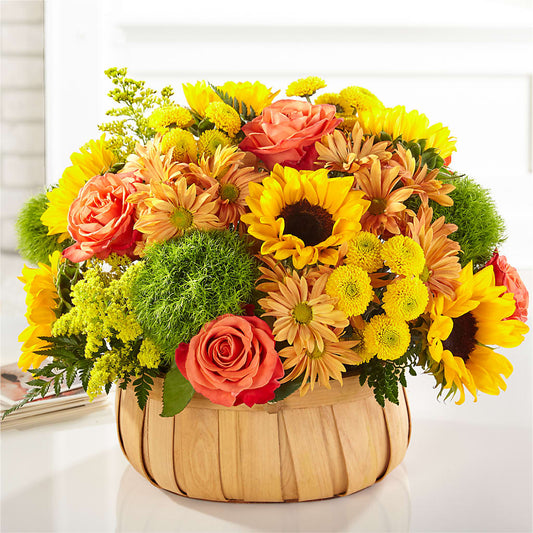Harvest Sunflower Basket –  The Pink Petal, Pierre SD