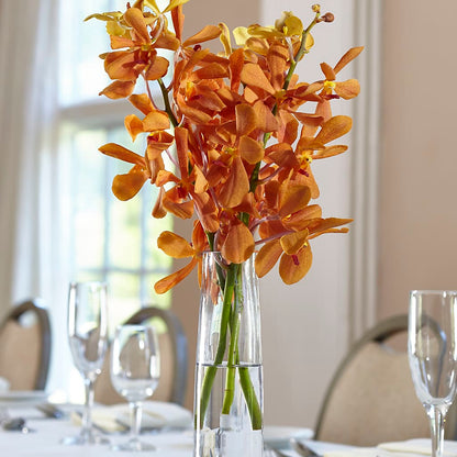 Orange Mokara Bud Vase –  The Pink Petal, Pierre SD